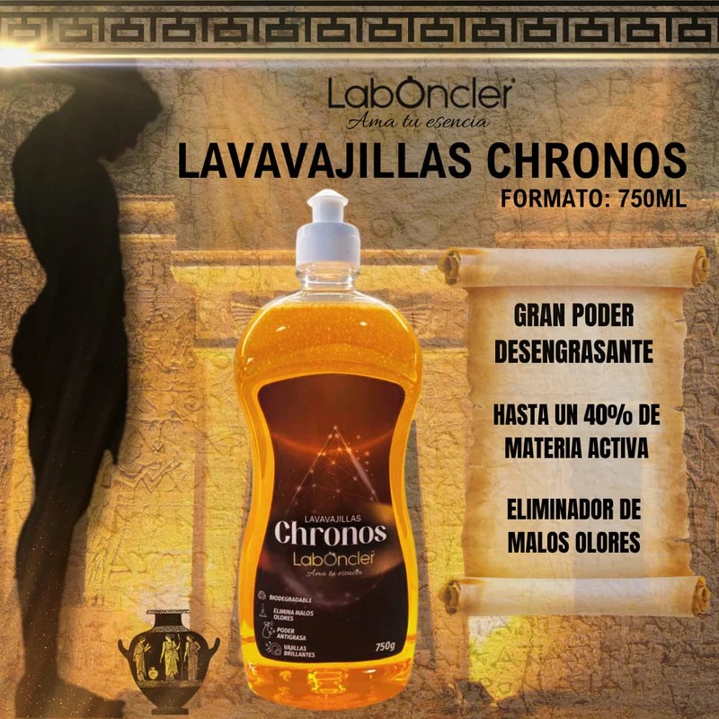 Lavavajillas manual CHRONOS CANELA-NARANJA 750gr