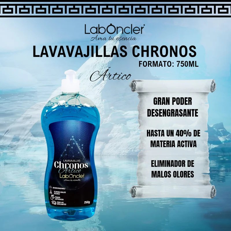 Lavavajillas manual CHRONOS ARTICO 750gr