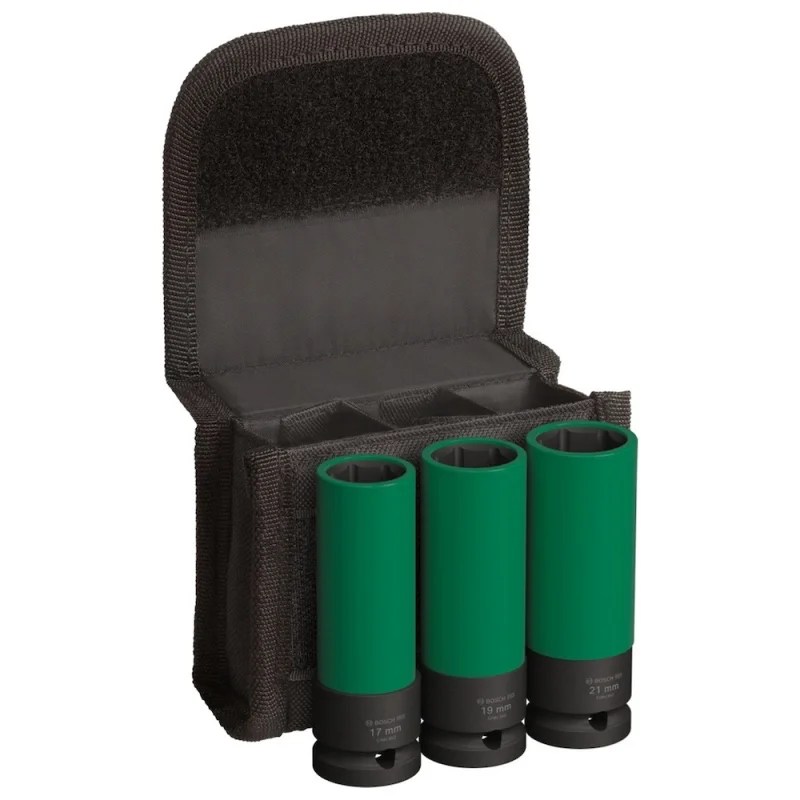 Juego de Dados de Impacto - Mando 1/2”x 86mm (3Piezas 17/19/21mm)