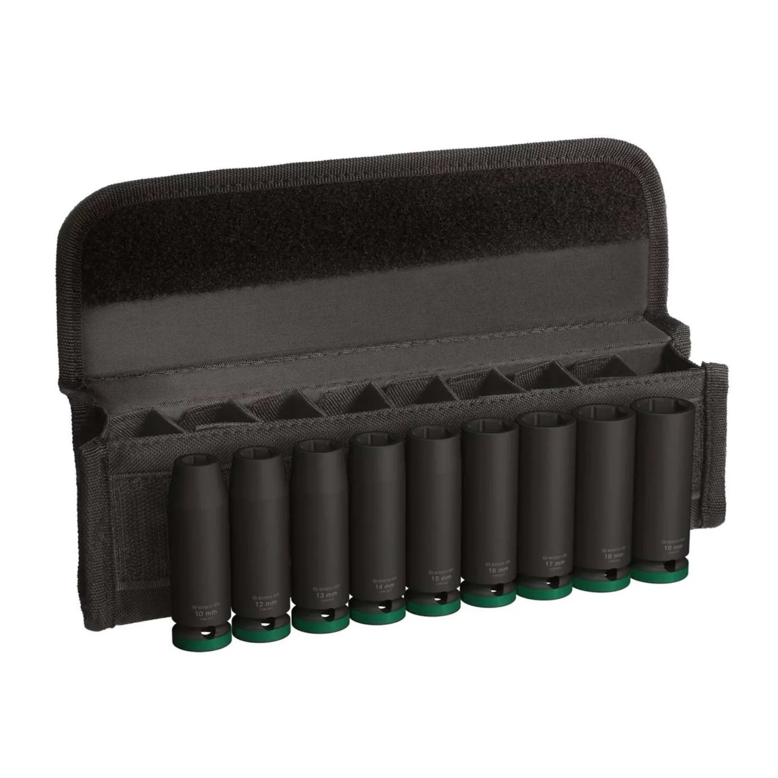 Juego de Dados de Impacto - Mando 1/4”x 50mm (9 Piezas 6/7/8/9/10/11/12/13/14mm)