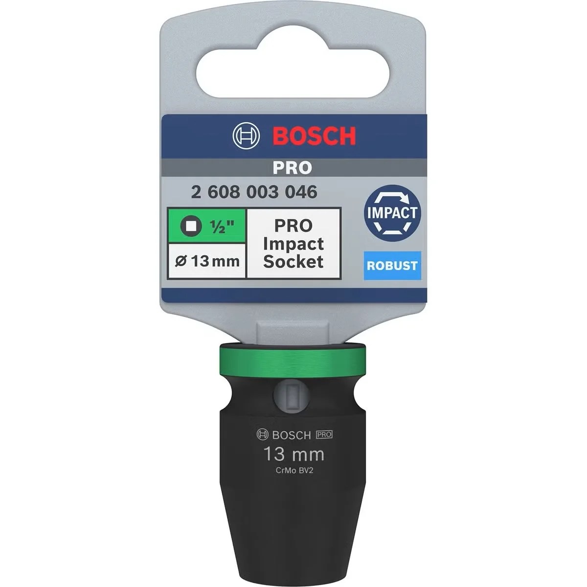 Dado de Impacto #13mm - Mando 1/2” x (STANDARD 38mm)