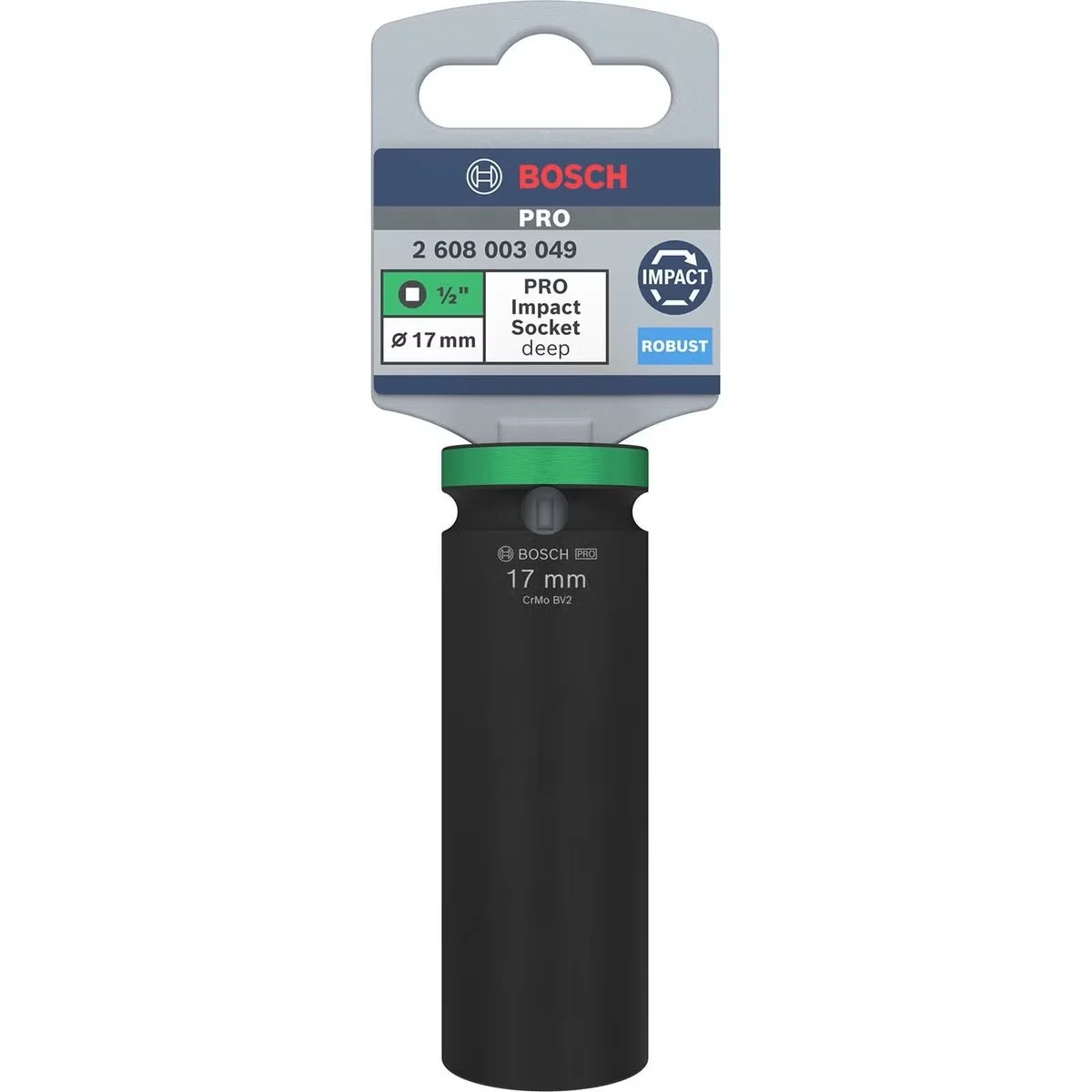 Dado de Impacto #17mm - Mando 1/2”x (LARGE 77mm)