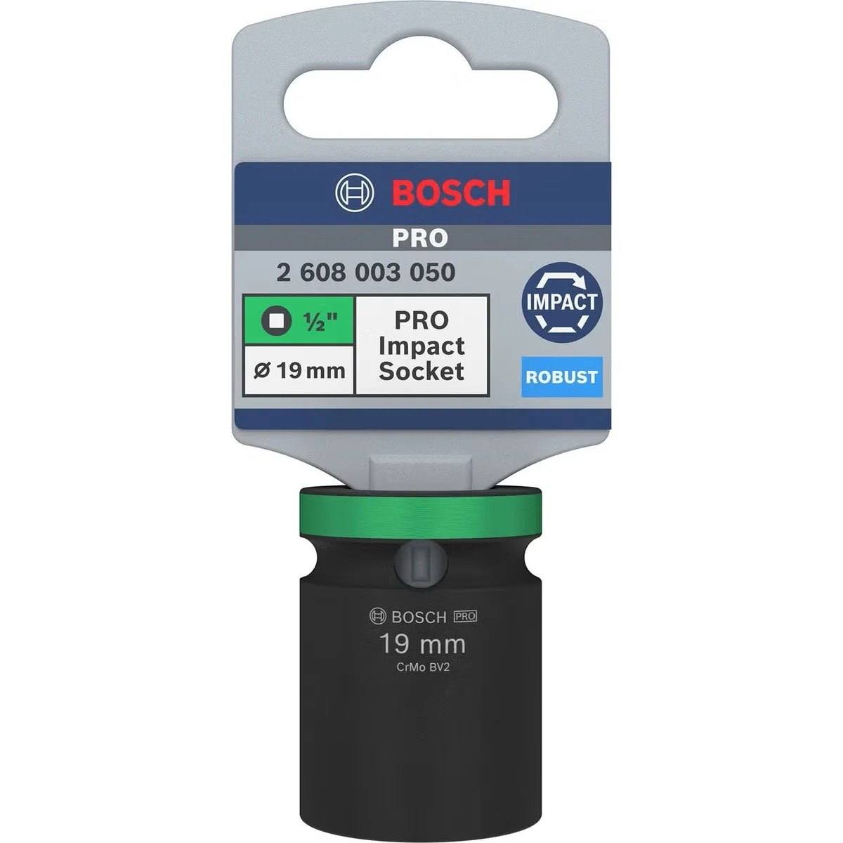 Dado de Impacto #19mm - Mando 1/2” x (STANDARD 38mm)