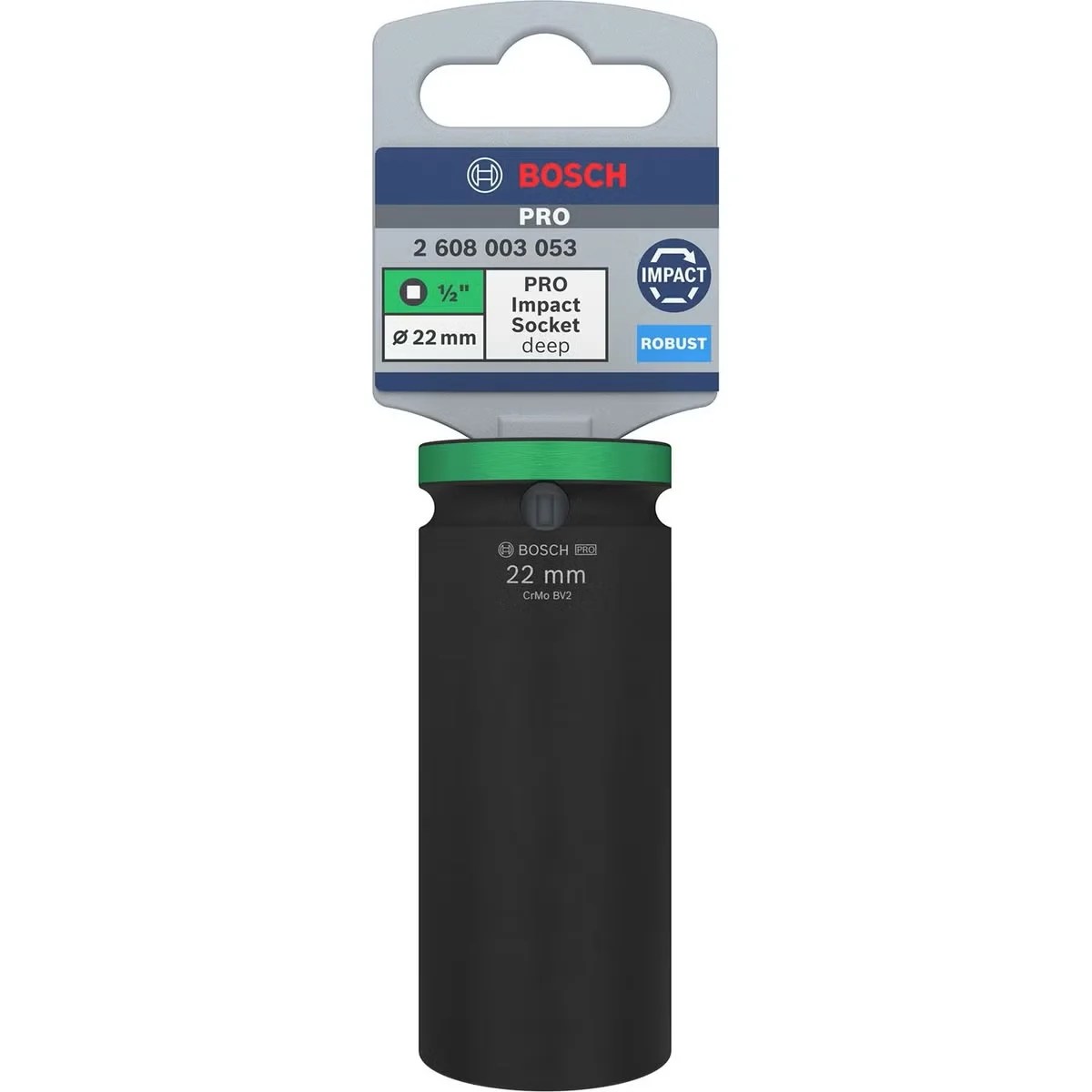 Dado de Impacto #22mm - Mando 1/2”x (LARGE 77mm)
