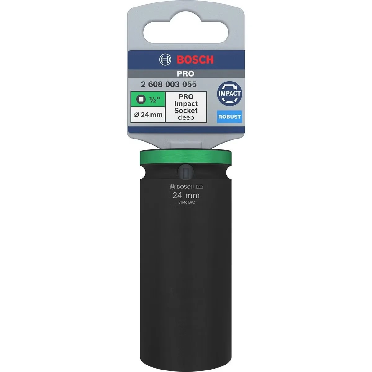 Dado de Impacto #24mm - Mando 1/2”x (LARGE 77mm)