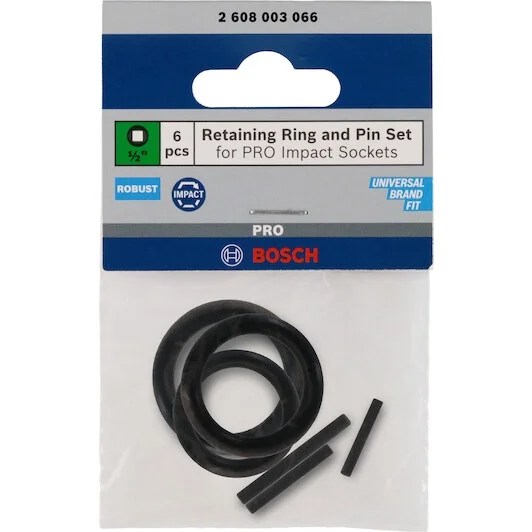 Pin & Anillo Retenedor para copas de impacto 1/2”