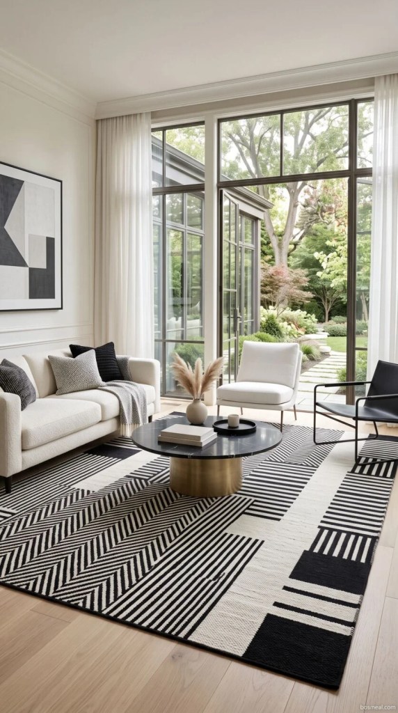 Living Room Rugs Ideas In contrast