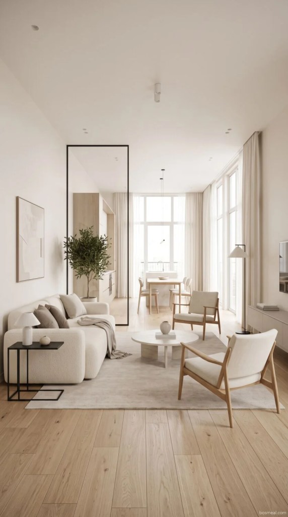 Visually Manipulative Small Living Room Ideas