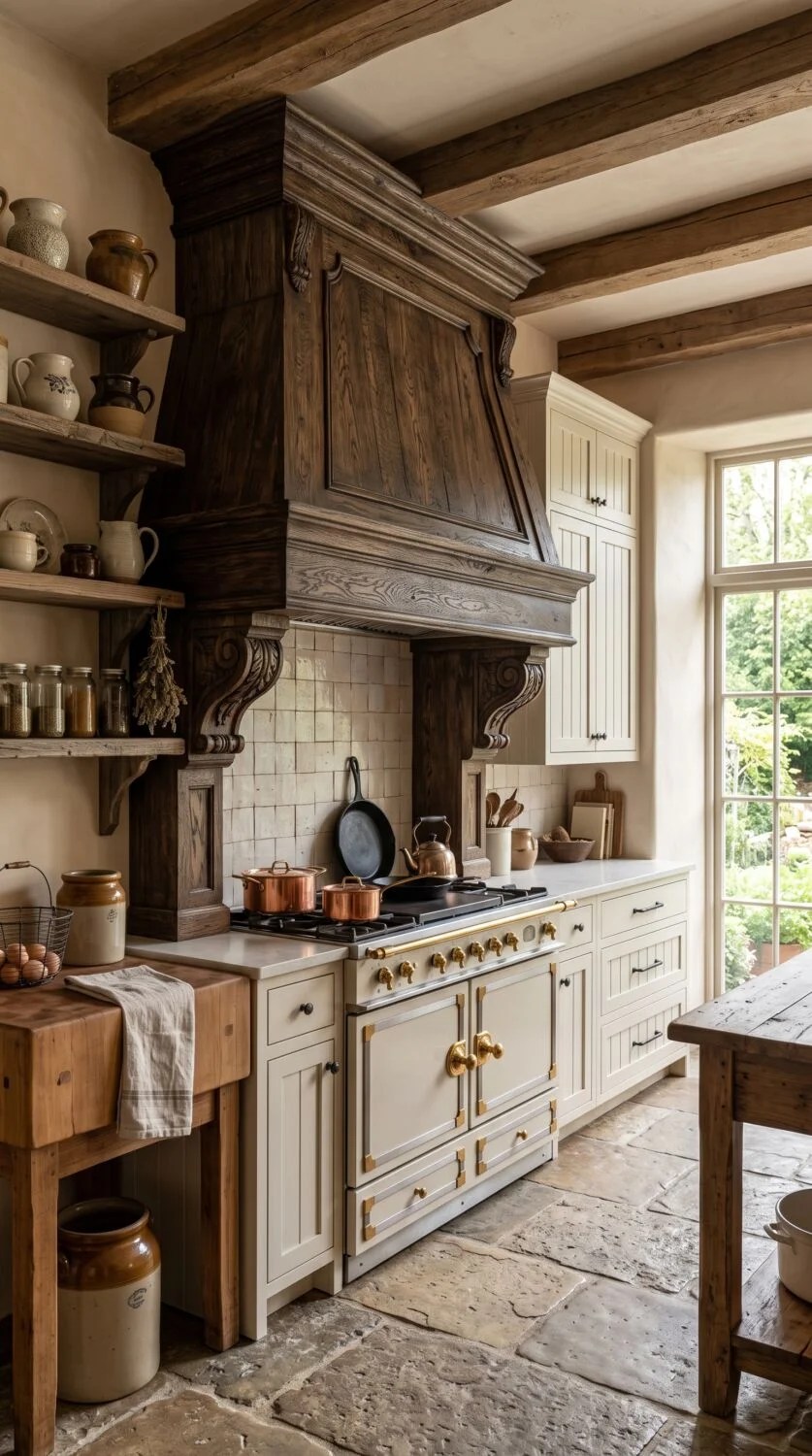 Country Kitchen Ideas French Style Range Hood