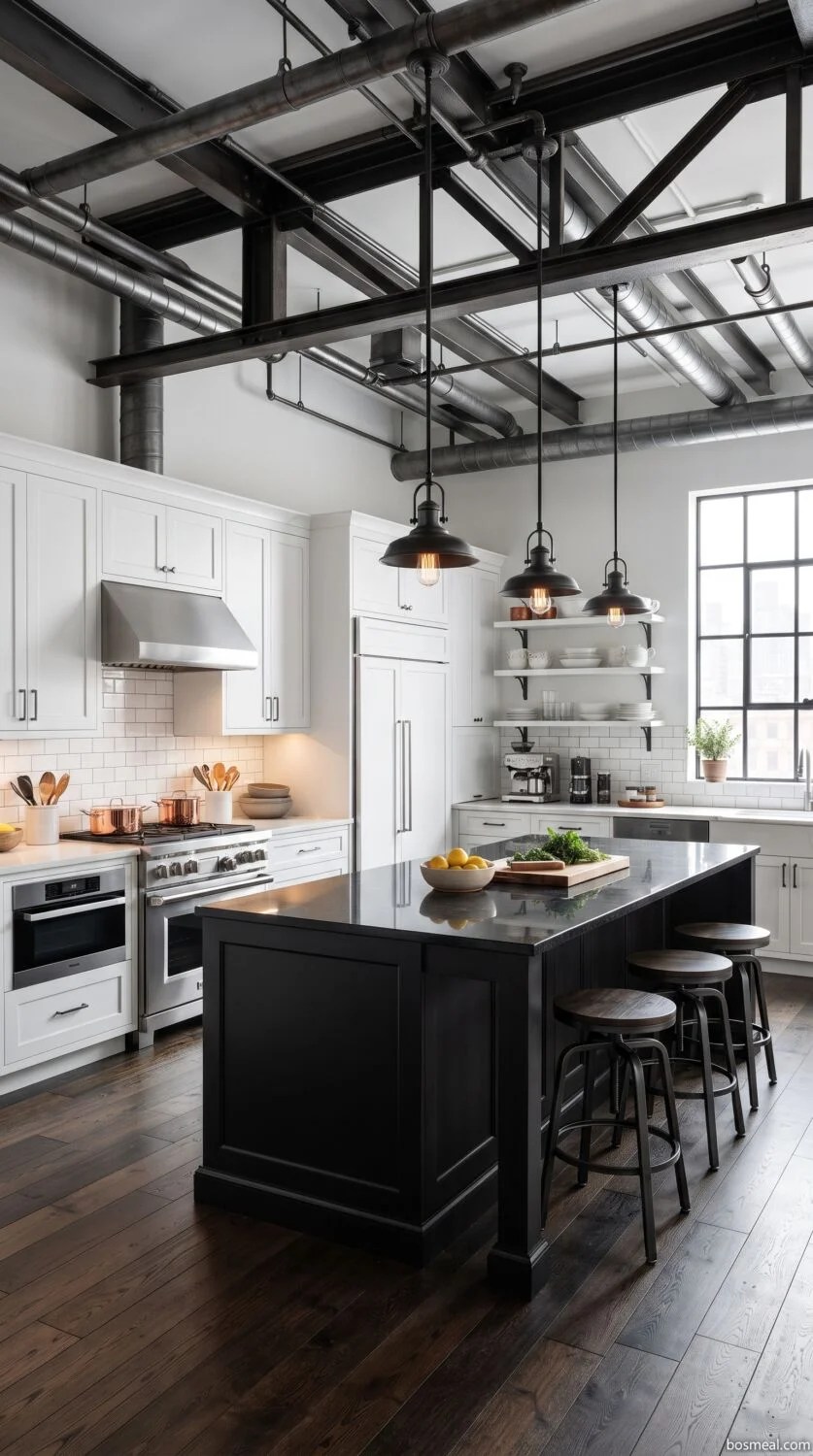 Industrial Kitchen Ceiling Ideas