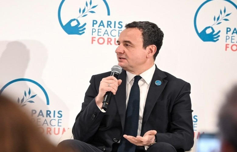 Kurti në Forumin e Paqes në Paris: Kosova, histori e dyfishtë suksesi