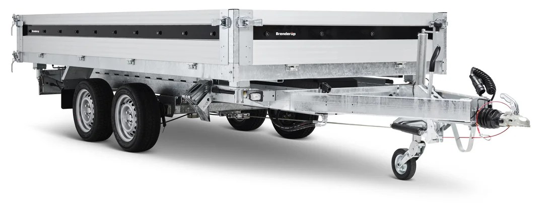 Tri-benne 3,75 m / 3000 kg / 3500 kg BRENDERUP Pompe électrique