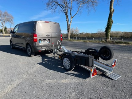 Remorque moto 2,50m / 600 kg TYPE-TOP