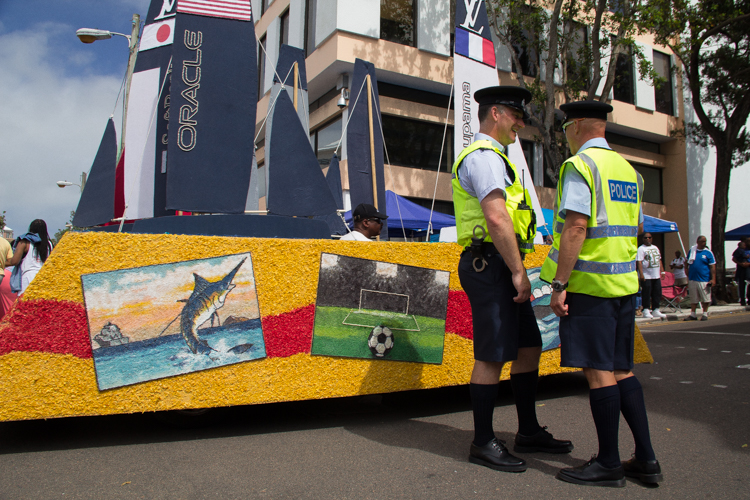 bermuda long socks cops