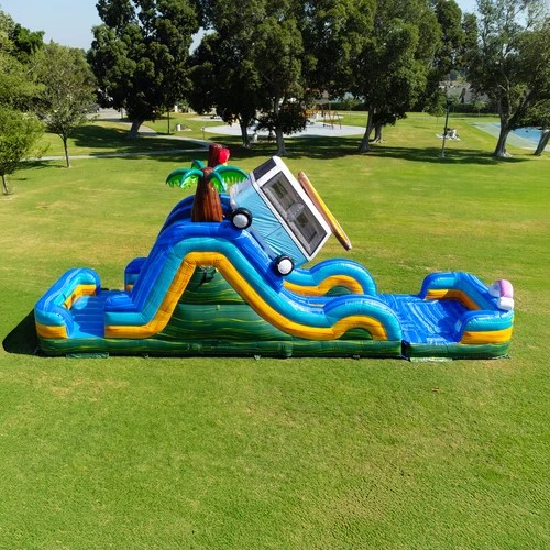 17 ft Dual Lane Wet/Dry Slide Angle 3