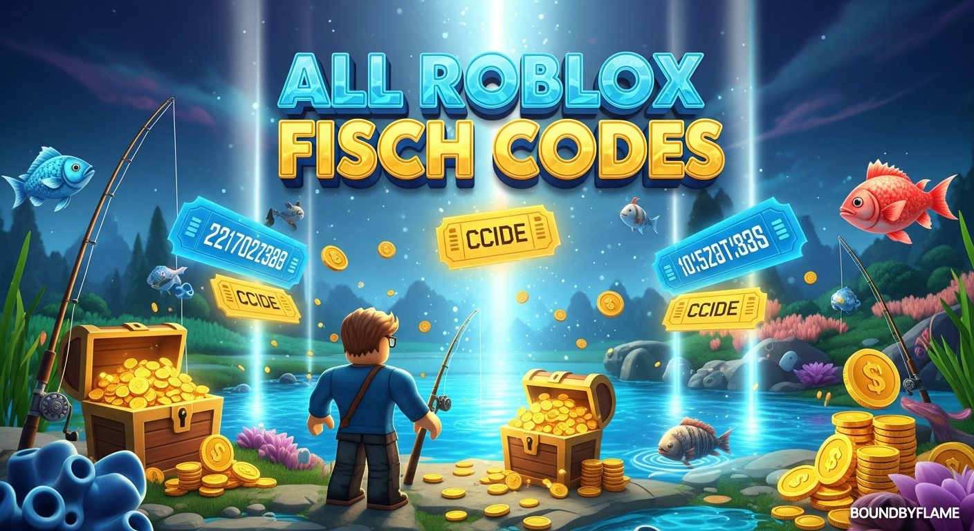 All Roblox Fisch Codes March 2026 Your Complete Guide To Free Rewards All Roblox Fisch Codes 