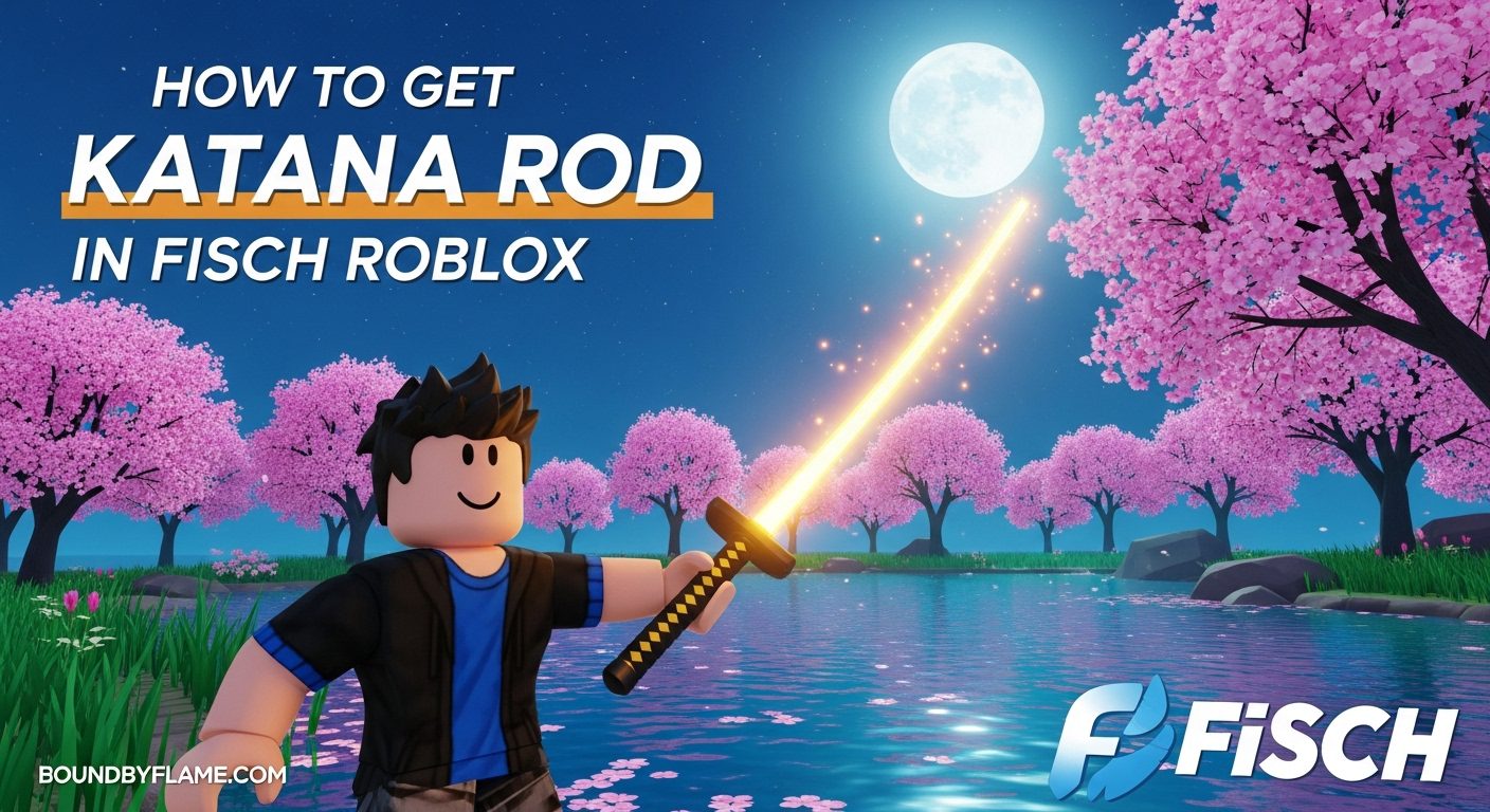 How To Get Katana Rod In Fisch Roblox March 2026 Ultimate Katana Rod How To Get Katana Rod In Fisch Roblox 