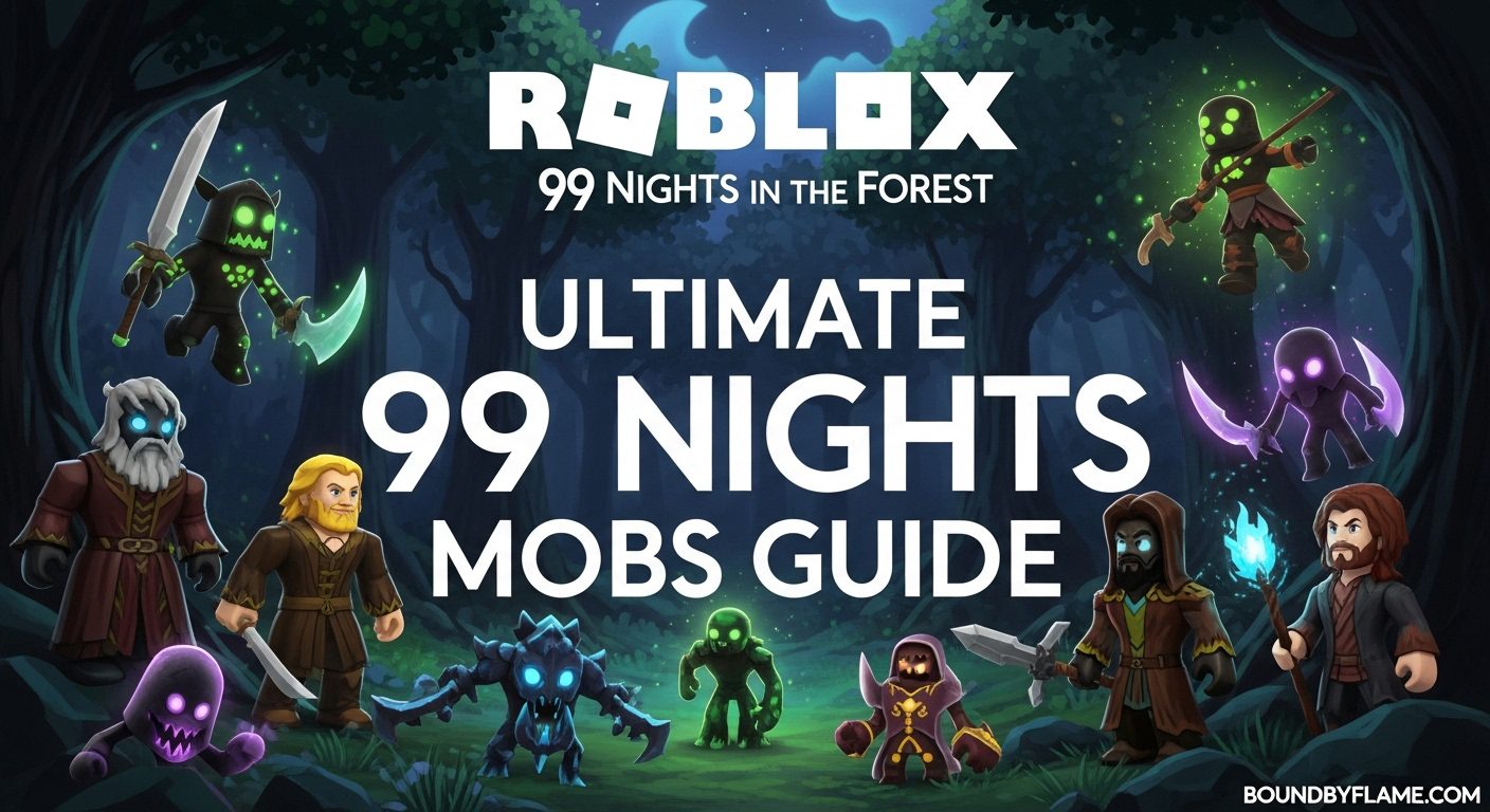 All Roblox 99 Nights In The Forest NPCs Mobs Guide March 2026 Roblox 99 Nights NPCs Mobs 