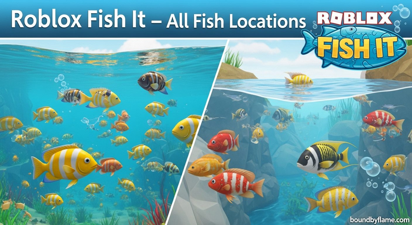 Roblox Fish It Guide March 2026 All Fish Locations Roblox Fish It Guide 