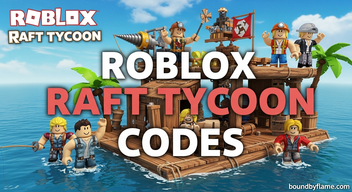 Roblox Raft Tycoon Codes March 2026 25 NEW Codes Available Raft Tycoon Codes 