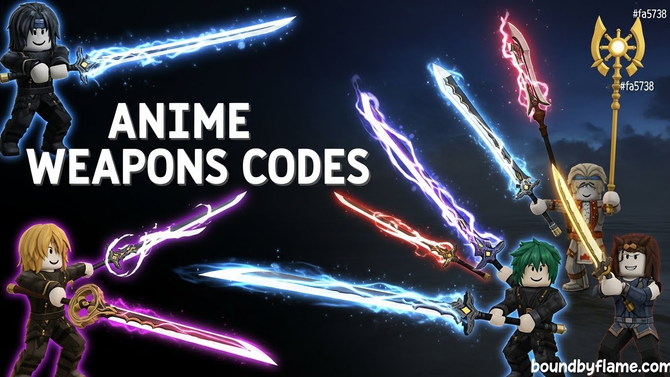 Roblox Anime Weapons Official Trello Discord Links Codes February 2026 Anime Weapons Codes 