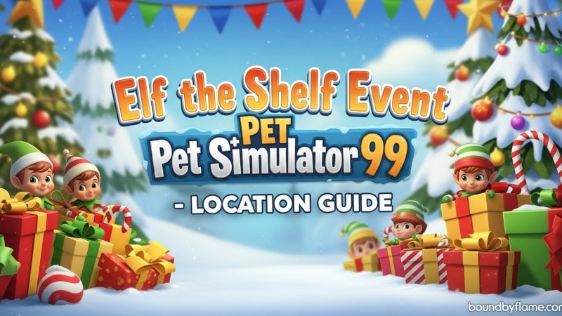 Pet Simulator 99 Elf Event Complete March 2026 Location Guide Pet Simulator 99 Elf Event 