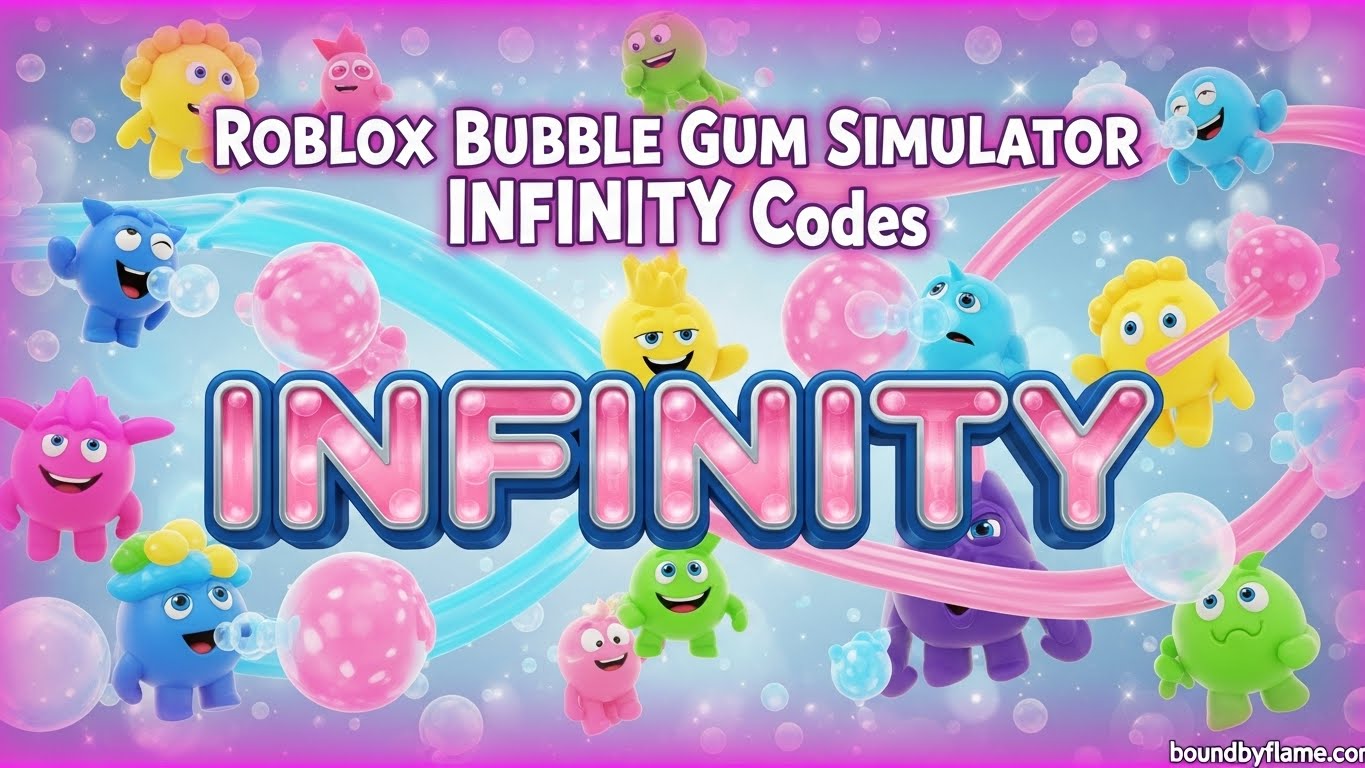 Roblox Bubble Gum Simulator INFINITY Codes February 2026 15 New Roblox Bubble Gum Simulator INFINITY Codes 