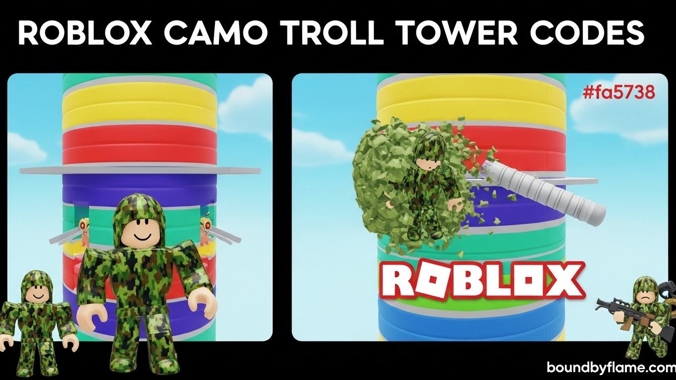 Roblox Camo Troll Tower Codes March 2026 1 New Codes Available Roblox Camo Troll Tower Codes 