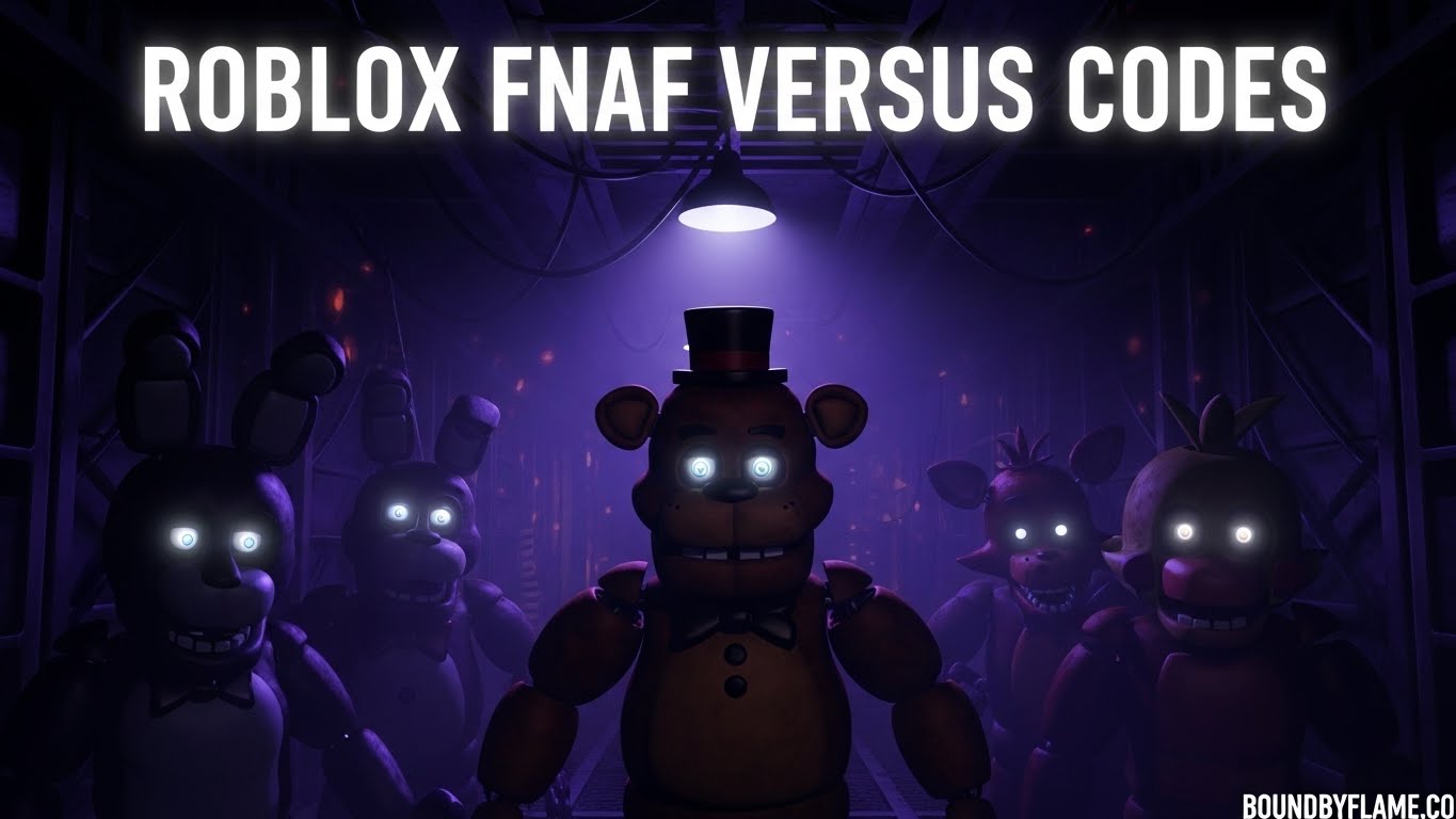 Roblox FNAF Versus Codes March 2026 3 New Codes Available Roblox FNAF Versus Codes 