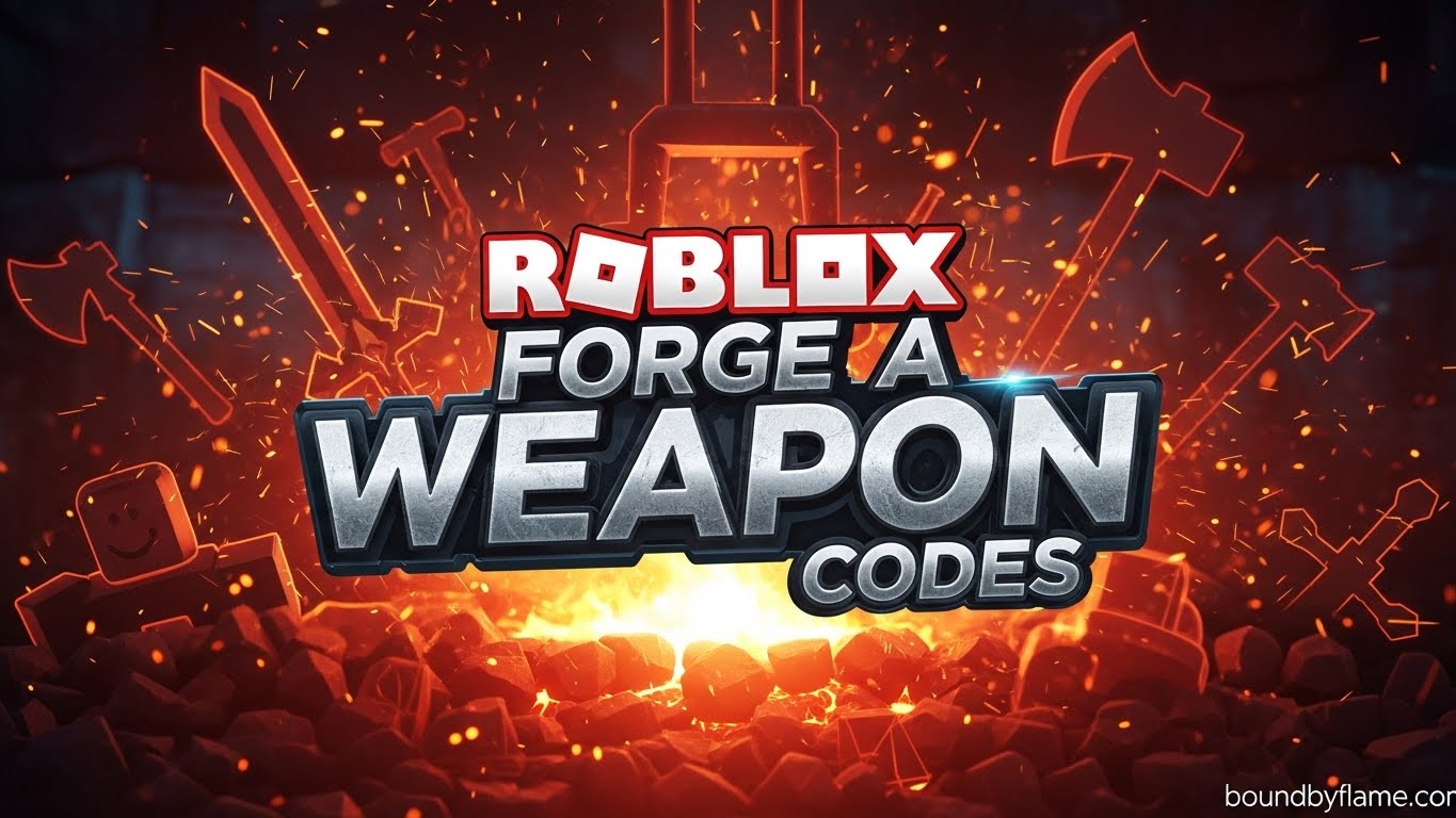 Roblox Forge A Weapon Codes March 2026 12 New Codes Available Roblox Forge A Weapon Codes 1 