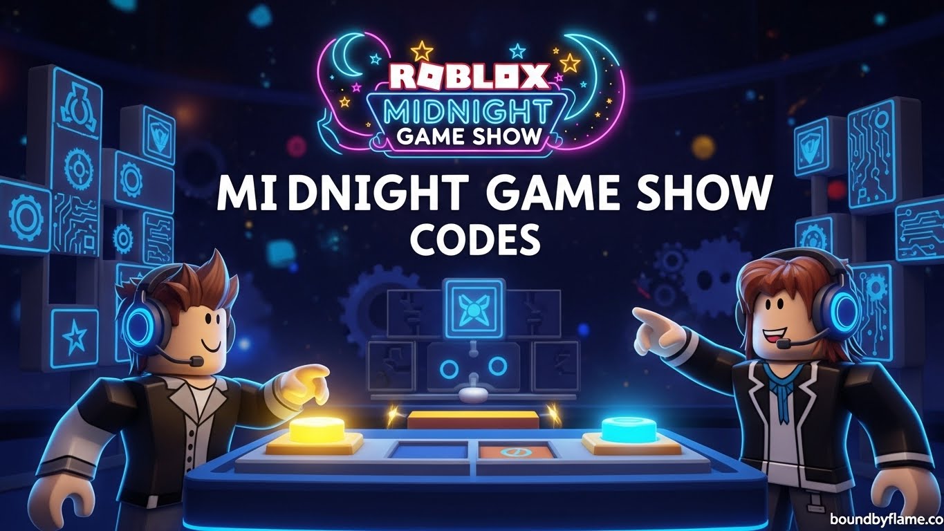 Roblox Midnight Game Show Codes March 2026 2 New Codes Available Roblox Midnight Game Show Codes 