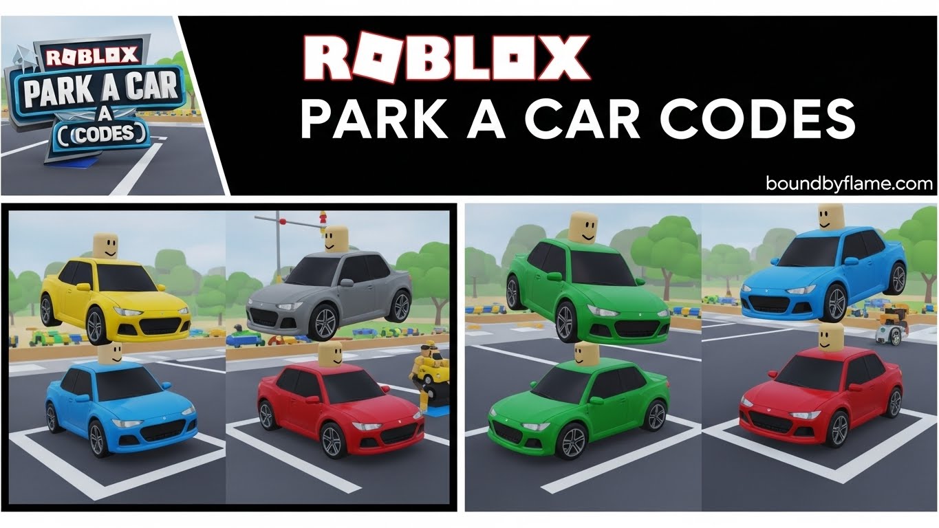 Roblox Park A Car Codes March 2026 1 New Codes Available Roblox Park A Car Codes 