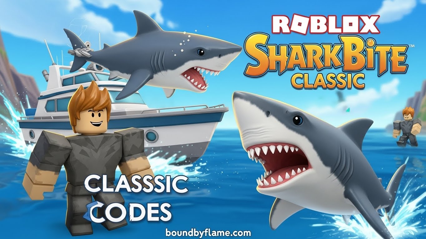 Roblox SharkBite Classic Codes March 2026 4 New Codes Available Roblox SharkBite Classic Codes 