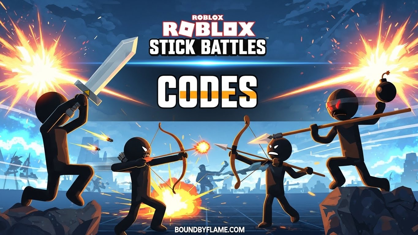 Roblox Stick Battles Codes March 2026 16 New Codes Available Roblox Stick Battles Codes 