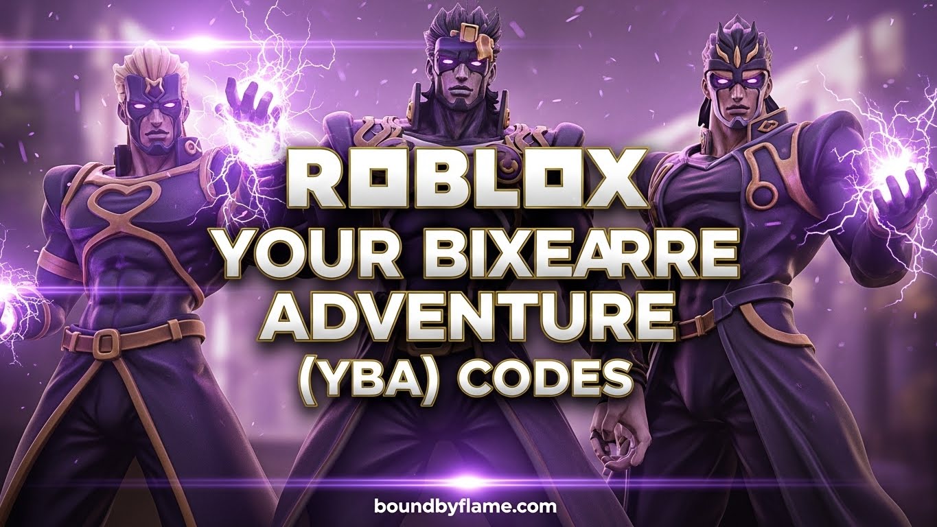 Roblox Your Bizarre Adventure YBA Codes February 2026 7 New Codes Roblox Your Bizarre Adventure YBA Codes 