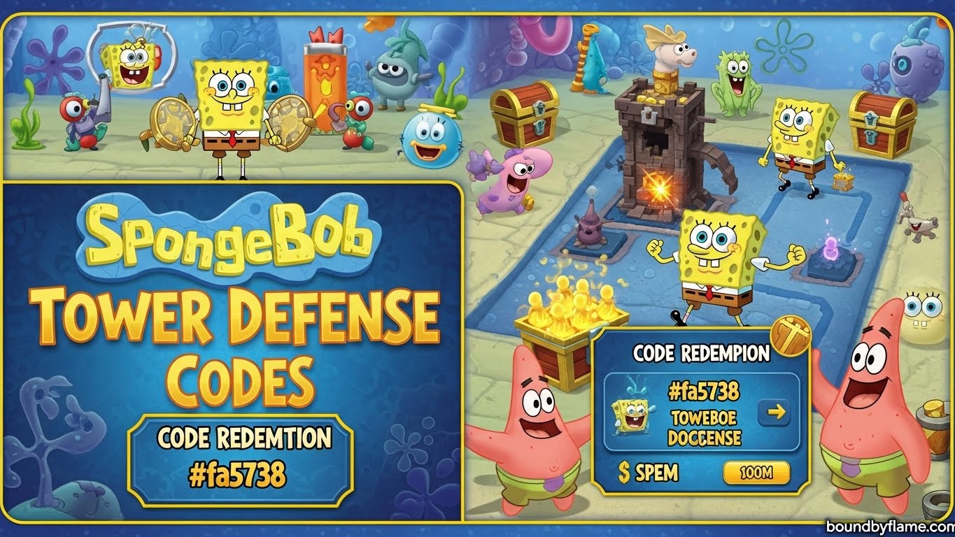 Roblox Fisch Private Server Links January 2026 Complete Guide SpongeBob Tower Defense Codes 