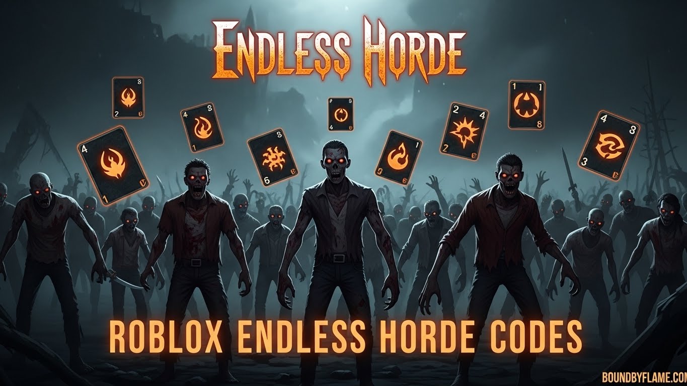 Roblox Endless Horde Codes March 2026 7 New Codes Available Roblox Endless Horde Codes 