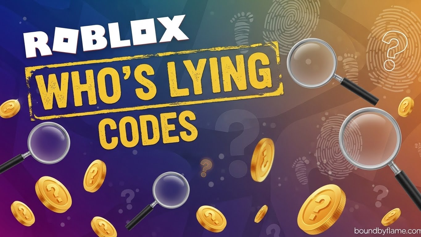 Seeking Roblox Codes A 2026 Guide Roblox Whos Lying Codes 
