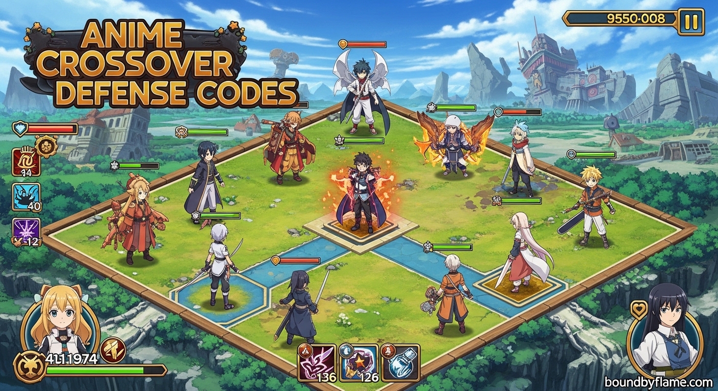 Anime Crossover Defense Codes March 2026 12 New Codes Available Anime Crossover Defense Codes 