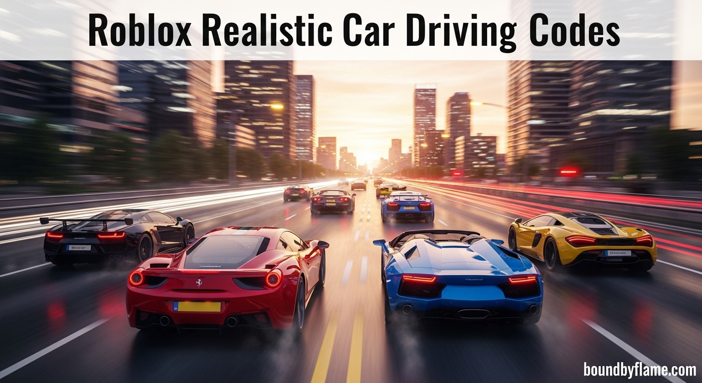 Roblox Realistic Car Driving Codes March 2026 7 New Codes Available Roblox Realistic Car Driving Codes 