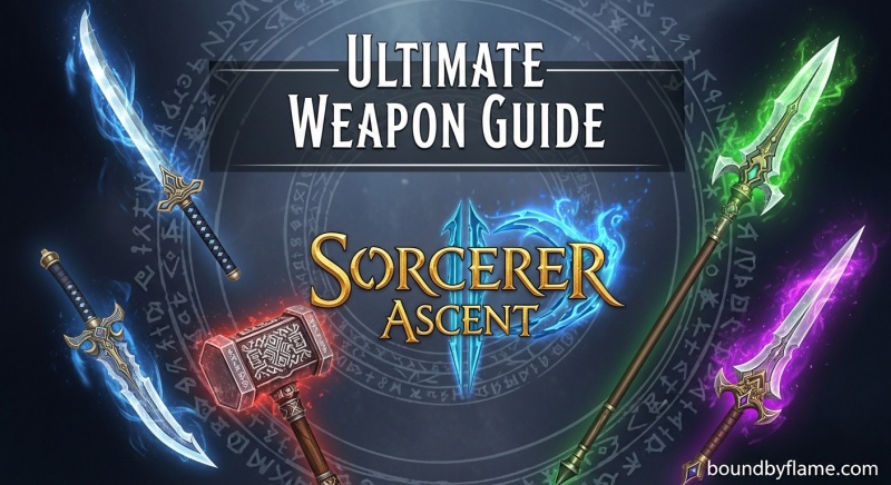 Sorcerer Ascent Weapon 2026 Guide Get All Weapons Fast Sorcerer Ascent Weapon Guide 
