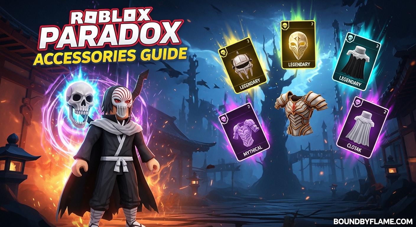 Roblox Paradox Accessories Guide April 2026 Roblox Paradox Accessories Guide 