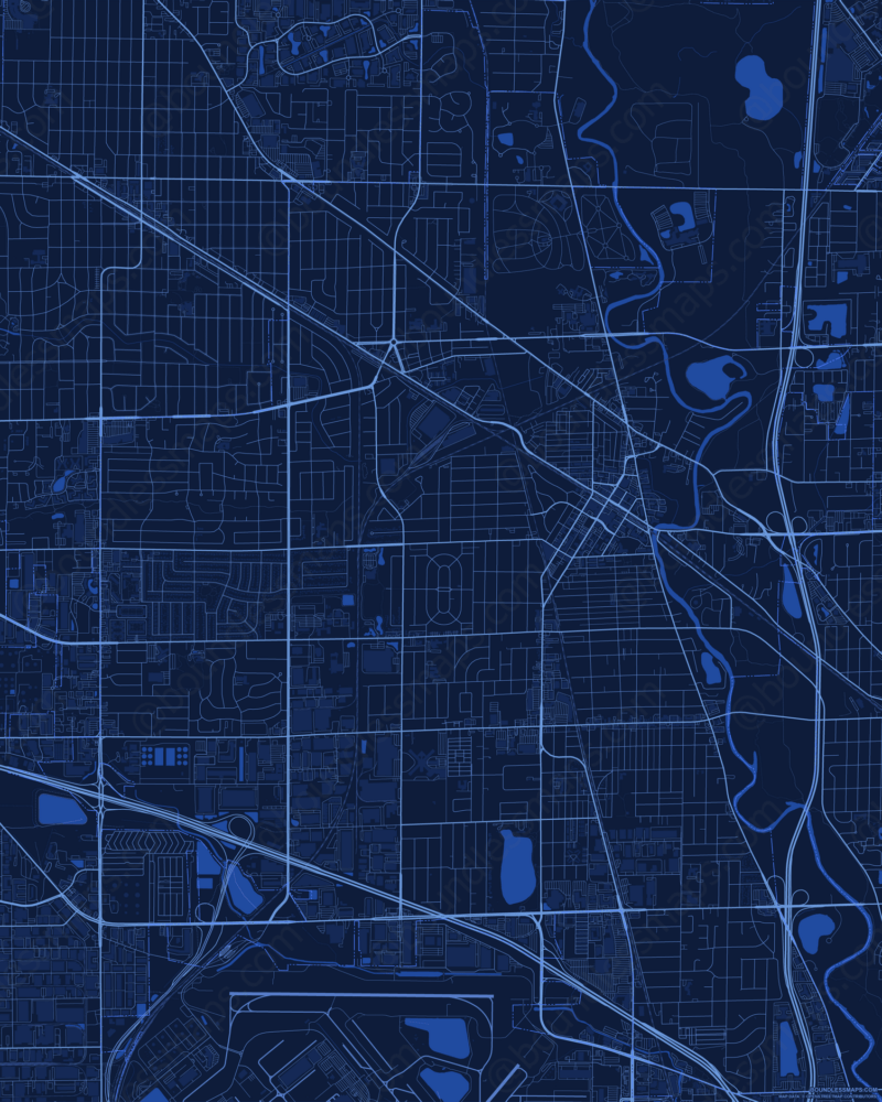 Des Plaines Dark Blue Vector Map 1 20K Boundless Maps Des Plaines 20000 Sdb 27cbb0 Preview 800x1000 