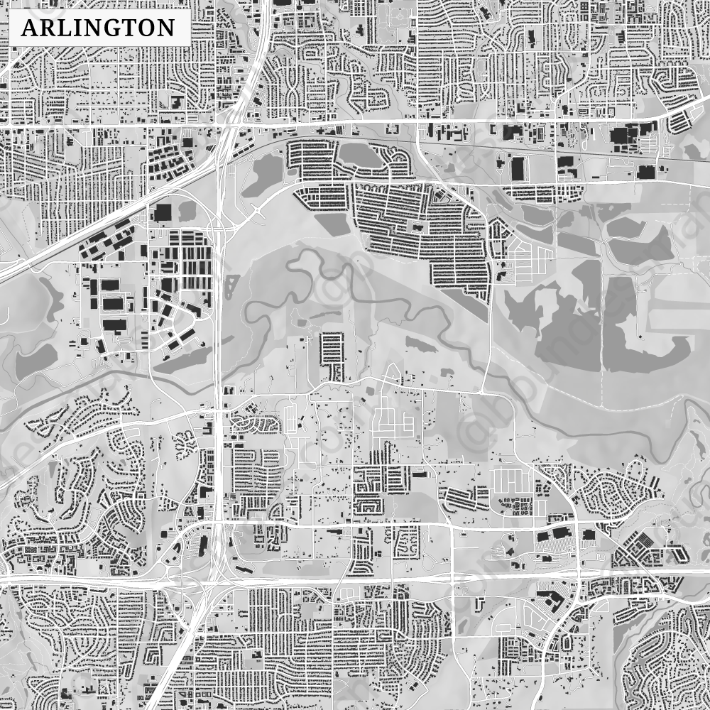 Arlington Vector Map Figure Ground AI PDF Boundless Maps Arlington 50000 Sfg 98dfd7 Preview 1 