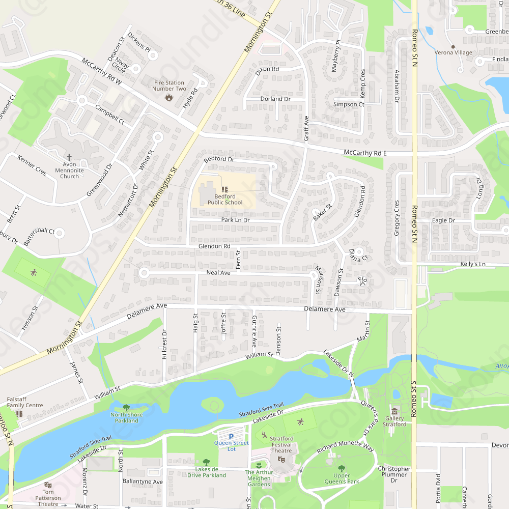 Stratford Modern Atlas Vector Map 1 10K Boundless Maps Stratford 10000 Sma D82f24 Preview 2 