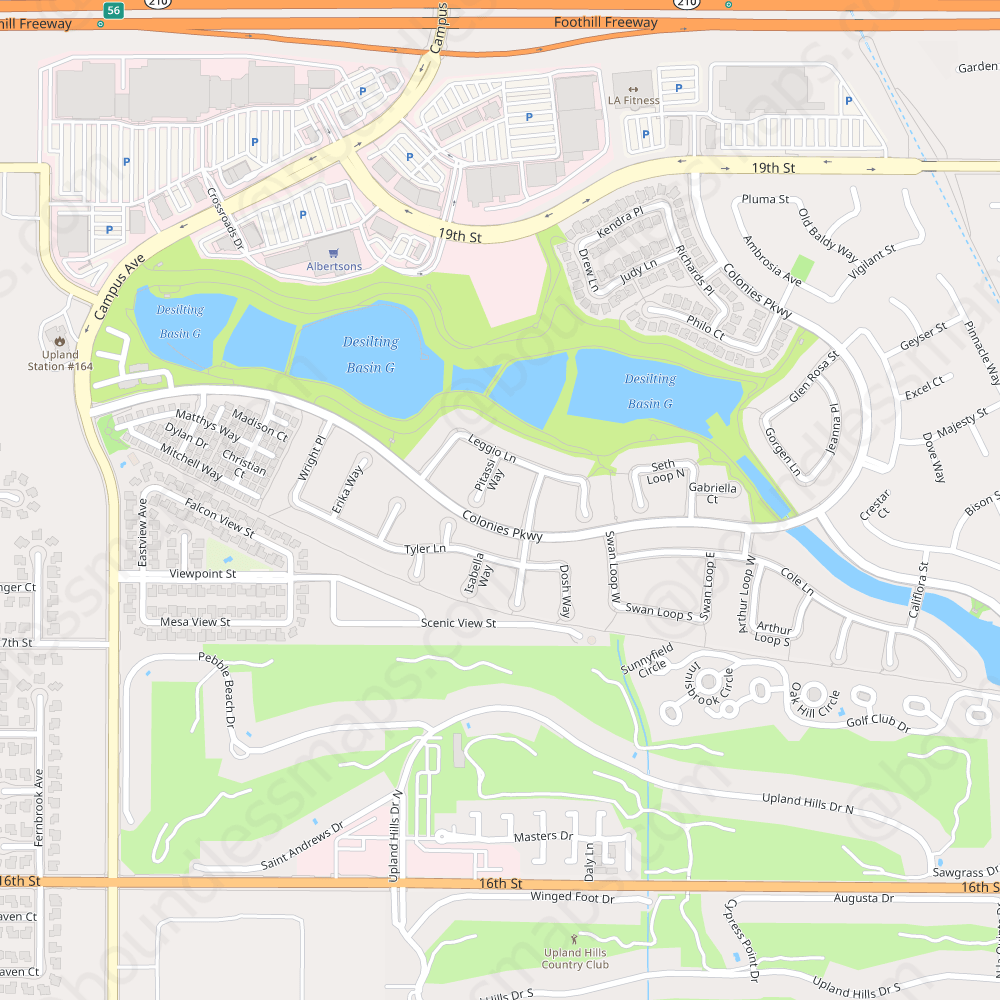 Upland Modern Atlas Vector Map 1 10K Boundless Maps Upland 10000 Sma 4304b4 Preview 3 