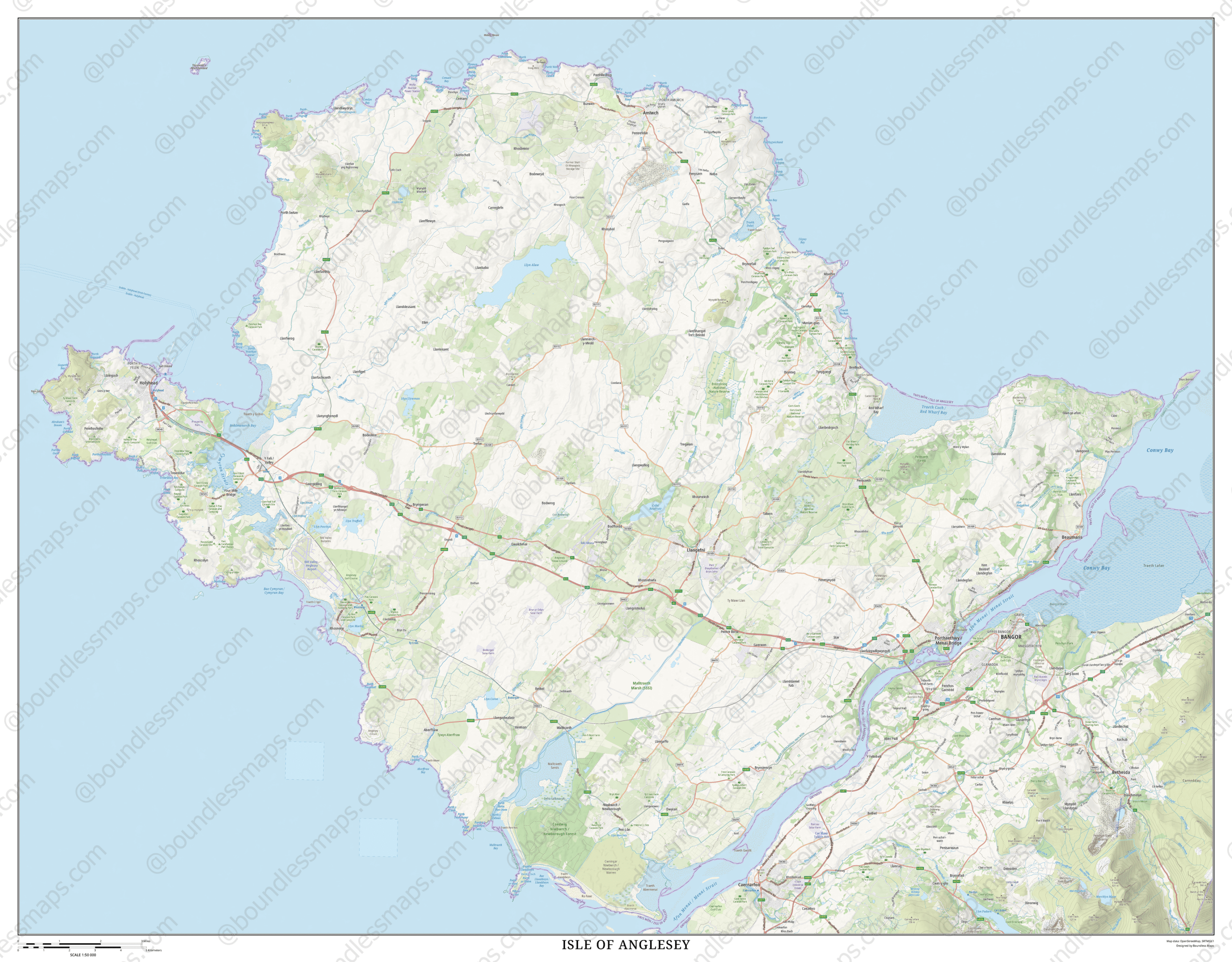 Isle Of Anglesey Topo Atlas Vector Map 1 50K Boundless Maps Isle Of Anglesey 50000 Sta 9db858 Preview Scaled 