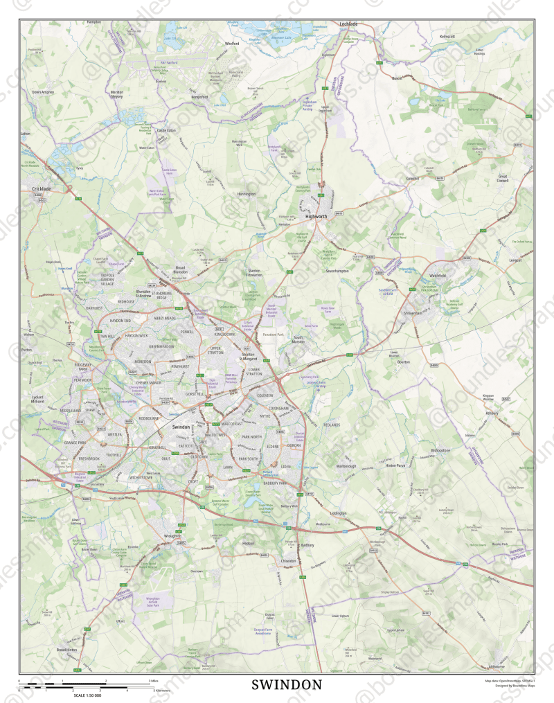 Swindon Topo Atlas Vector Map 1 50K Boundless Maps Swindon 50000 Sta E47d2a Preview 800x1015 