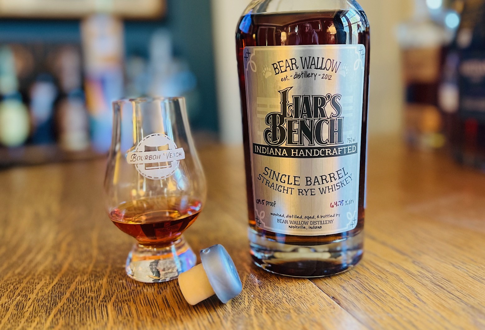 Liar’s Bench Single Barrel Rye Whiskey
