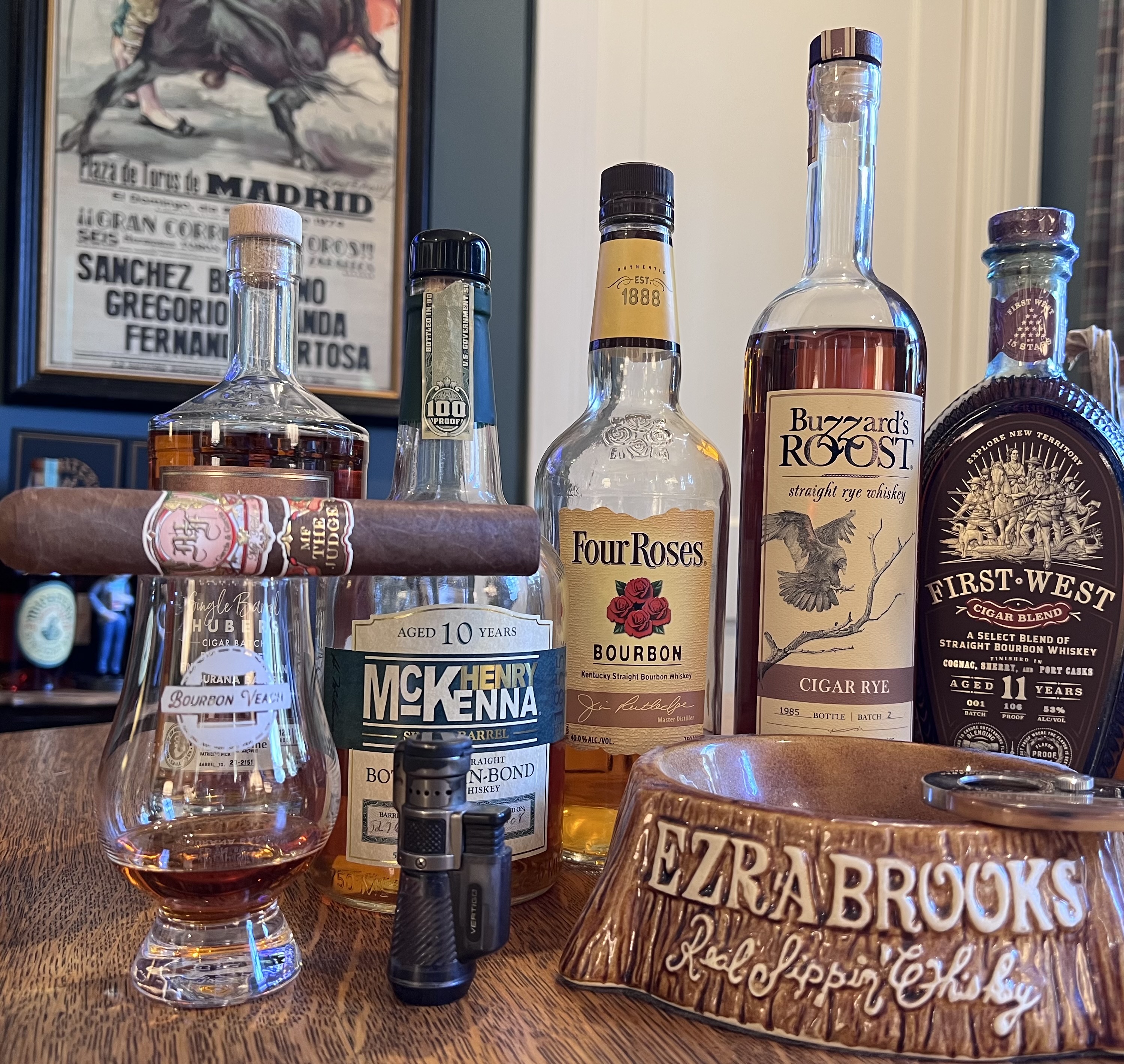 whiskeys and cigars